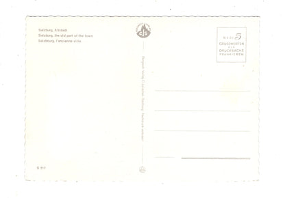 Ansichtskarte Salzburg / Altstadt / Österreich / N1-65