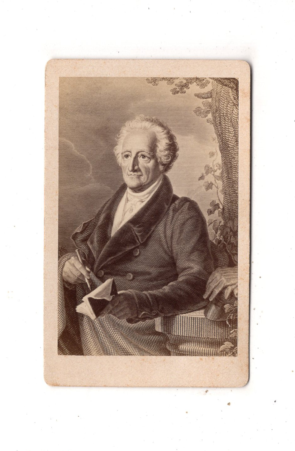 Fotografie Kunst / Schwerdgeburth - Johann Wolfgang von Goethe - 1870er