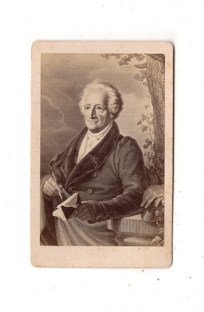 Fotografie Kunst / Schwerdgeburth - Johann Wolfgang von Goethe - 1870er