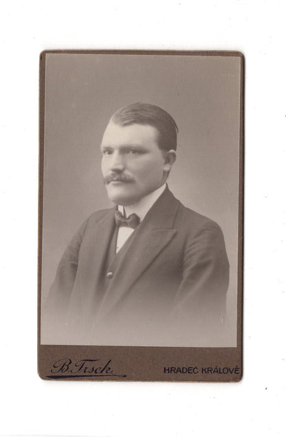 Fotografie Herrenportrait - Hradec Kralove 1910er / CDV C1-21