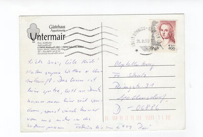 Ansichtskarte Gästehaus Untermair / Mühlwald / Südtirol / Italien