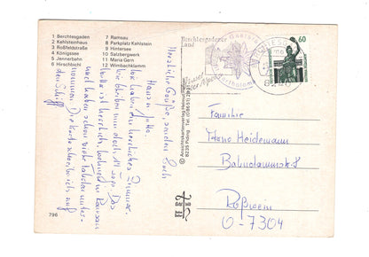 Ansichtskarte Berchtesgaden / Rossfeldstraße +++