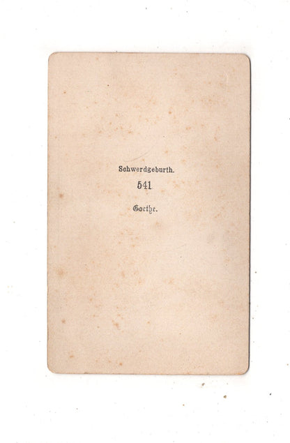 Fotografie Kunst / Schwerdgeburth - Johann Wolfgang von Goethe - 1870er