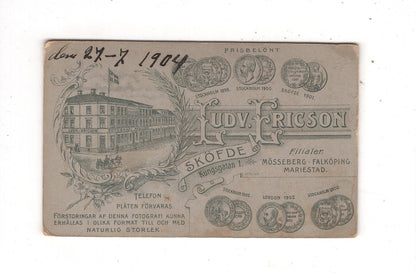 Fotografie Schönes Kinderbild / Baby - Falköping 1904