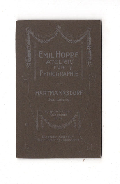 Fotografie Schönes Kinderbild / Baby - Hartmannsdorf 1900er / CDV N1-09