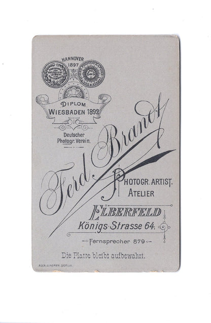 Fotografie Damenportrait - Elberfeld 1890er