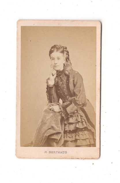 Fotografie Feine Dame - Paris 1860er