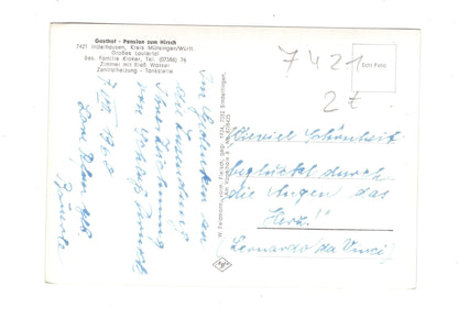 Ansichtskarte Anhausen im großen Lautertal / Kreis Münsingen