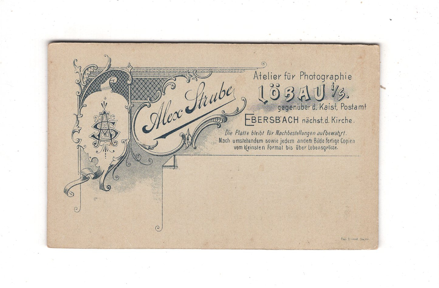 Fotografie Feiner Junge - Löbau um 1900 / CDV M1-26