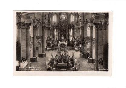 Ansichtskarte Basilika Vierzehnheiligen / Gnadenaltar und Hochaltar