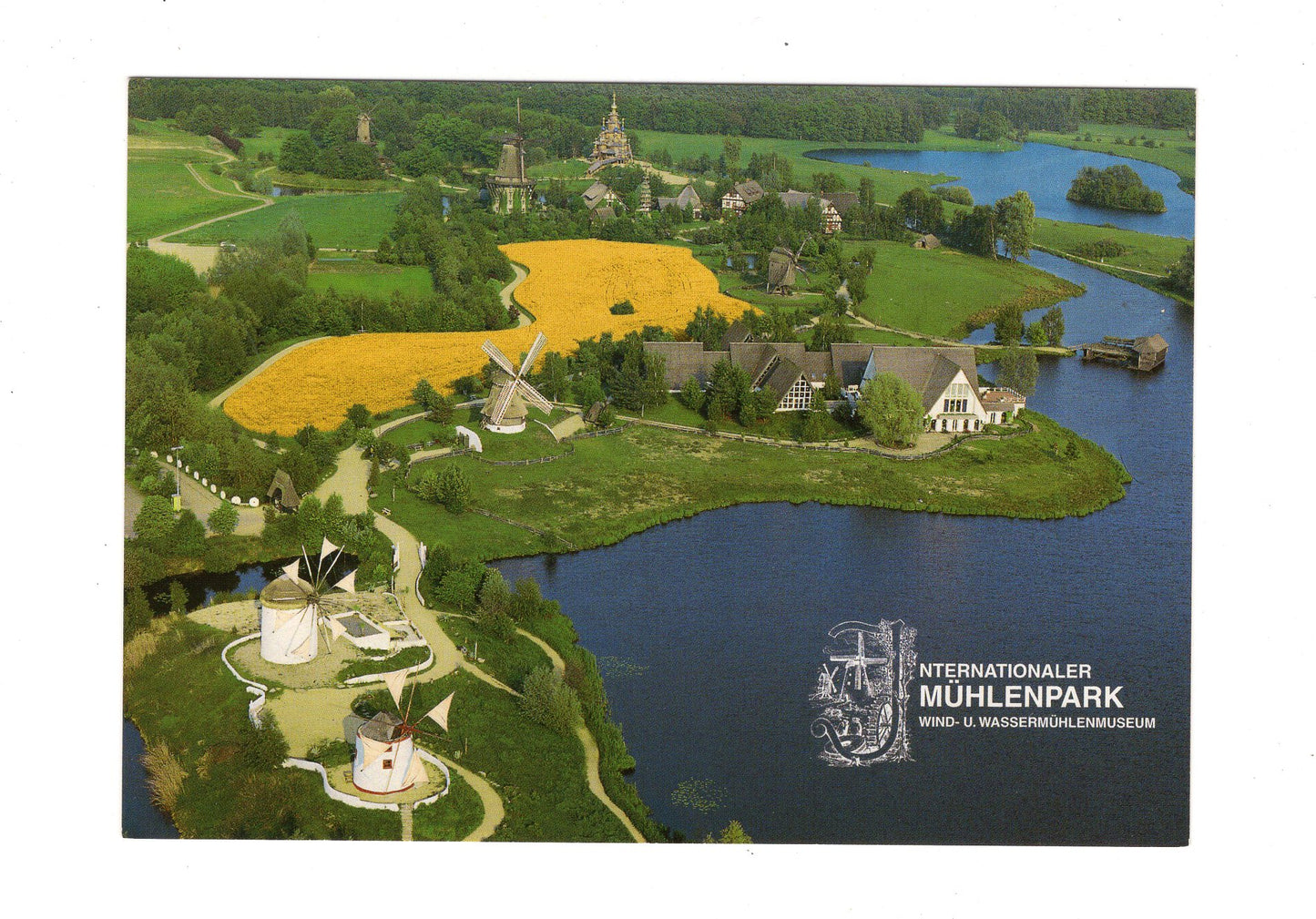 Ansichtskarte Gifhorn / Internationaler Mühlenpark