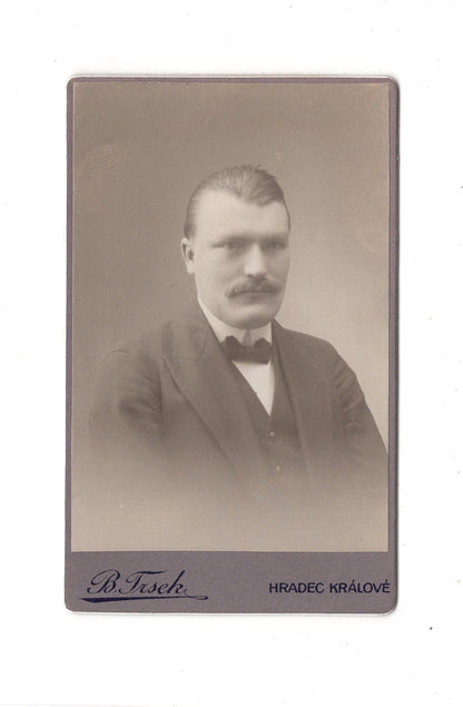 Fotografie Herrenportrait - Hradec Kralove 1910er / CDV C1-21