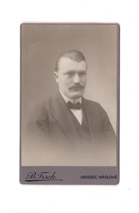 Fotografie Herrenportrait - Hradec Kralove 1910er / CDV C1-21