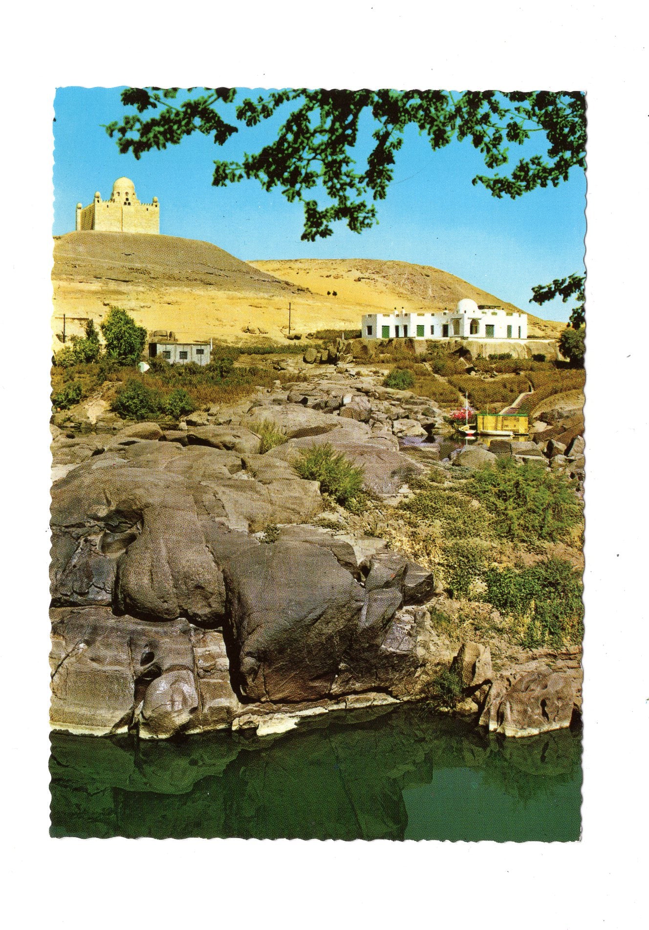 Ansichtskarte Assuan / Mausoleum des Aga Khan +++ / Ägypten