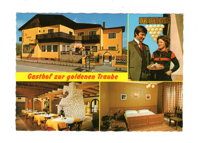 Ansichtskarte Gasthof zur goldenen Traube / Podersdorf am See / Österreich