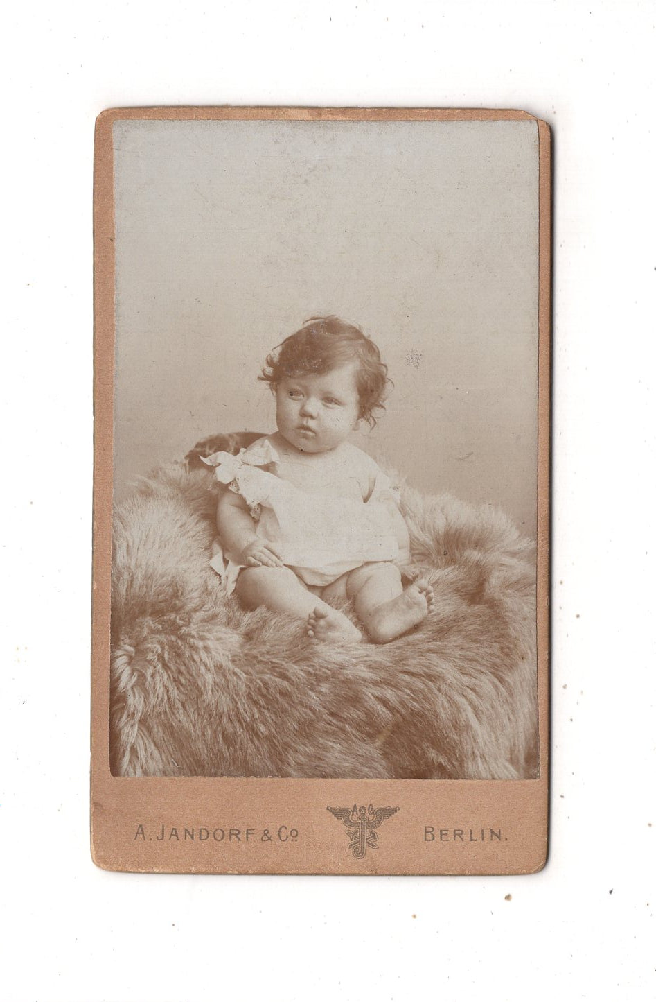 Fotografie Schönes Kinderbild / Baby - Berlin 1890er