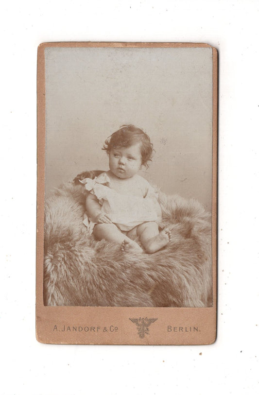 Fotografie Schönes Kinderbild / Baby - Berlin 1890er