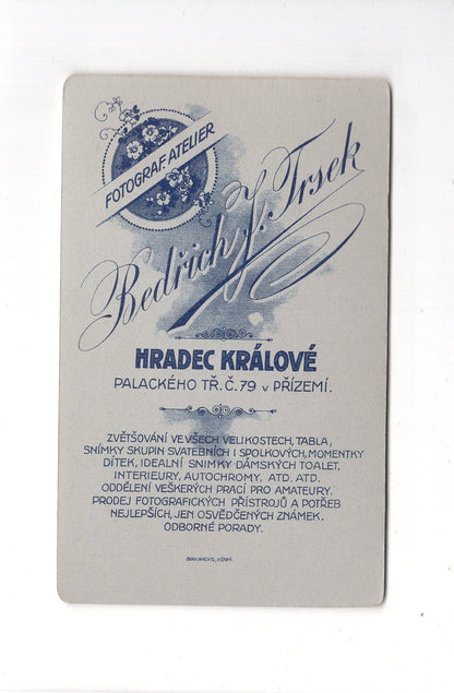 Fotografie Herrenportrait - Hradec Kralove 1910er / CDV C1-21