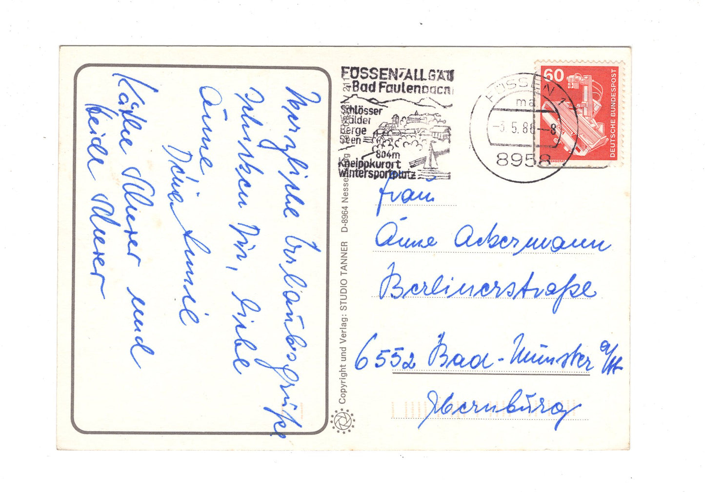 Ansichtskarte Nesselwang im Ostallgäu / H1-55