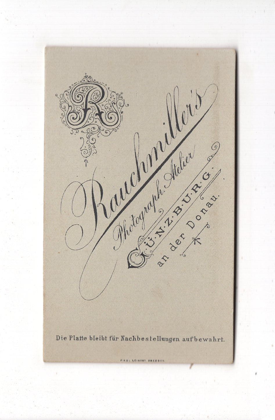 Fotografie Feine Dame - Günzburg an der Donau 1880er / CDV L1-25