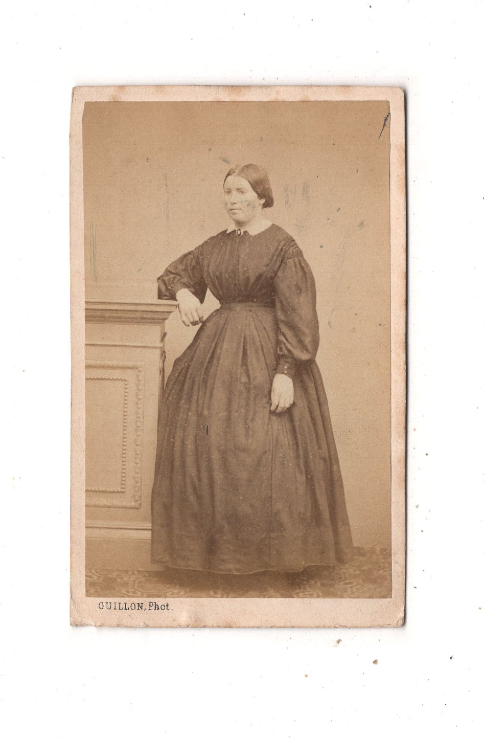 Fotografie Feine Dame - Strasbourg Straßburg 1860er