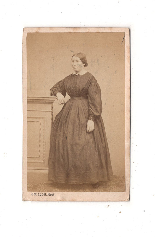 Fotografie Feine Dame - Strasbourg Straßburg 1860er