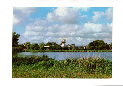 Ansichtskarte Nordseeheilbad Büsum / Mühle St. Margaretha in Westerdeichstrich