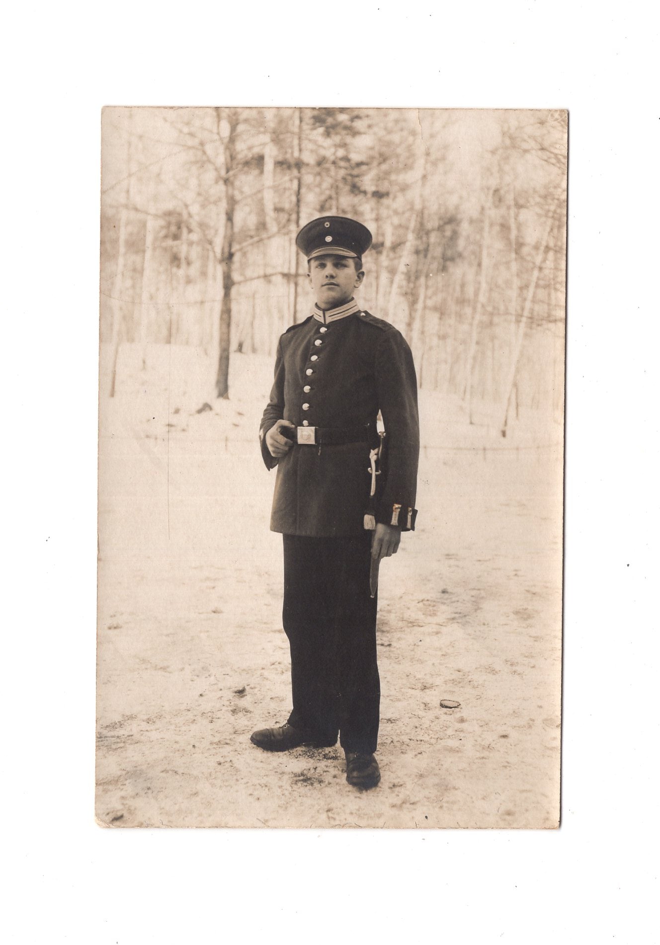 Ansichtskarte / Foto / Portraitfoto Soldat mit Widmung