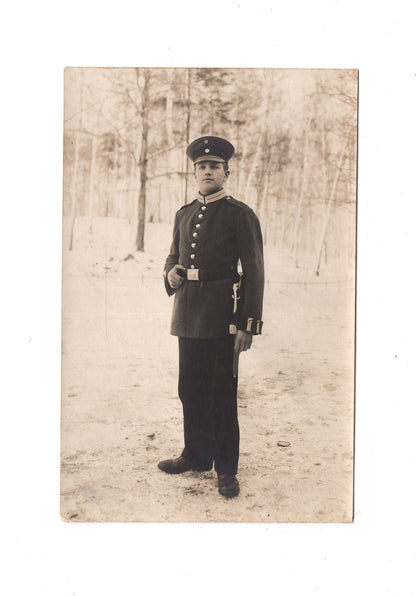 Ansichtskarte / Foto / Portraitfoto Soldat mit Widmung