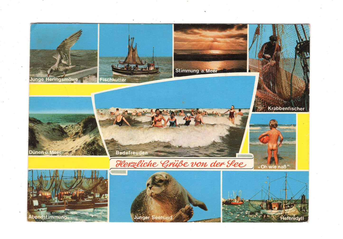 Ansichtskarte Herzliche Grüße von der See / K1-58