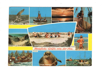 Ansichtskarte Herzliche Grüße von der See / K1-58