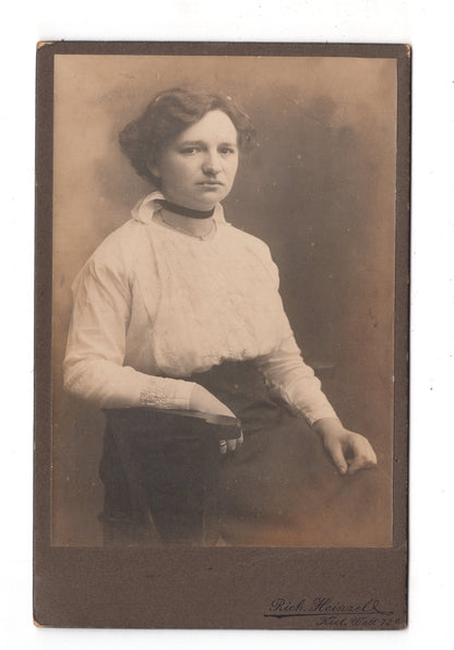 Fotografie Feine Dame - Kiel 1910er / CAB W-24
