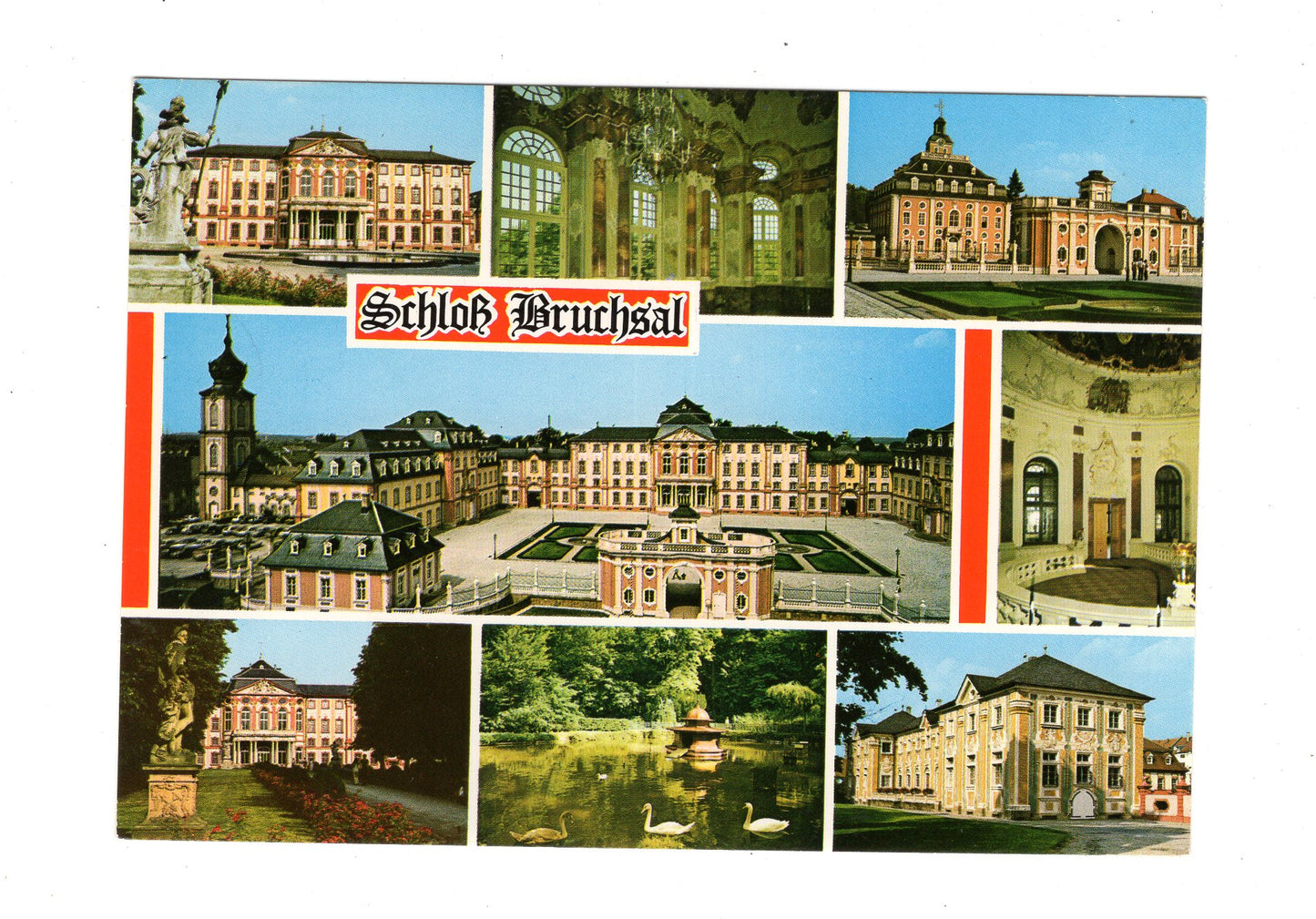 Ansichtskarte Schloss Bruchsal
