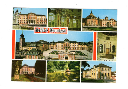 Ansichtskarte Schloss Bruchsal