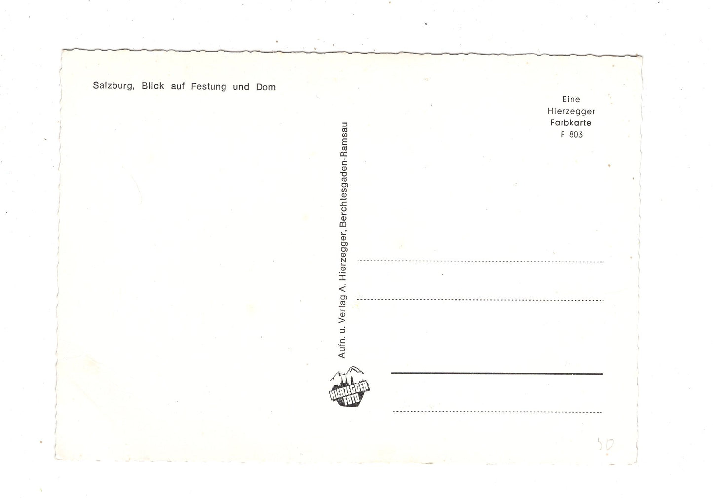 Ansichtskarte Salzburg / Festung und Dom / Österreich / N1-65