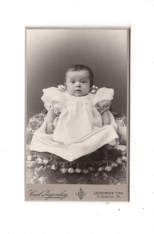 Fotografie Schönes Kinderbild / Baby - Uerdingen 1900er