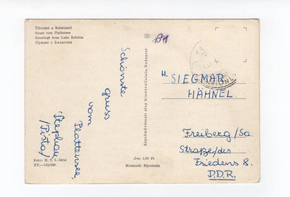 Ansichtskarte Balaton / Plattensee / Ungarn