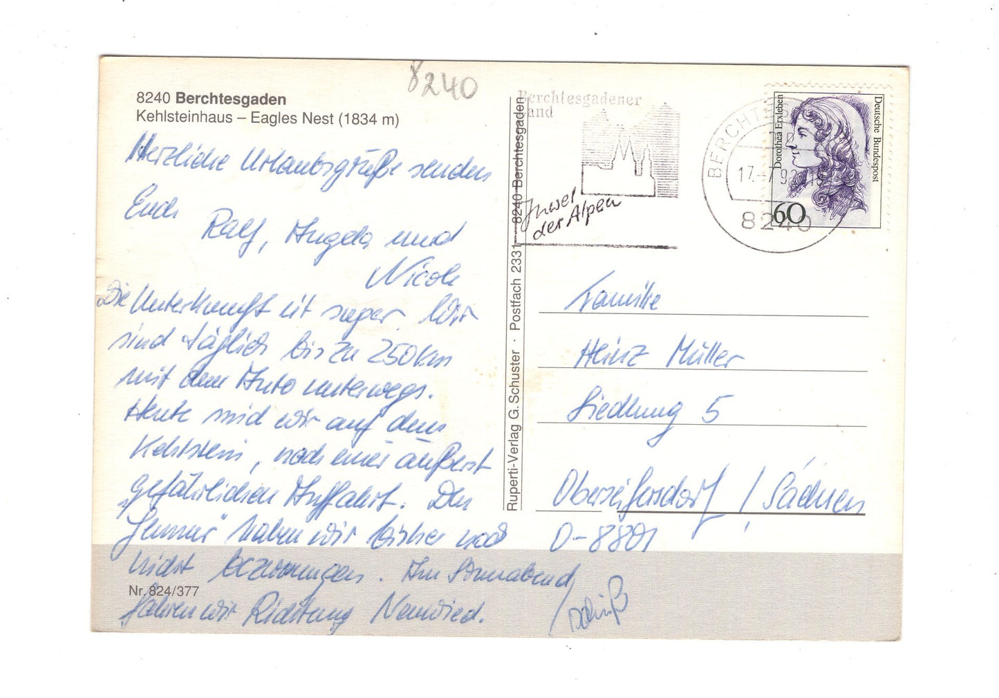 Ansichtskarte Berchtesgaden / Kehlsteinhaus