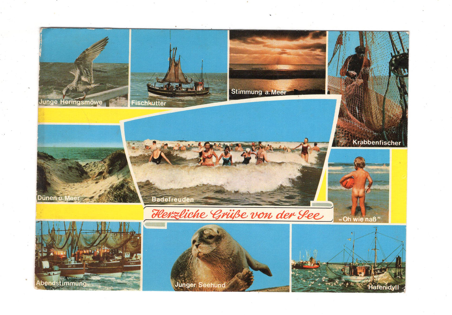 Ansichtskarte Herzliche Grüße von der See / K1-58