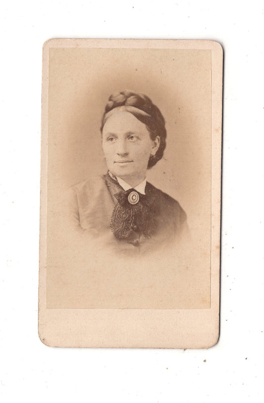 Fotografie Damenportrait - Frankfurt Main um 1870 / CDV N1-14