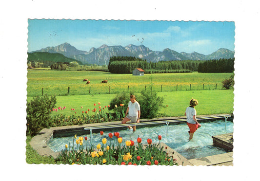 Ansichtskarte Bad Wörishofen / Allgäu / Wassertretanlage