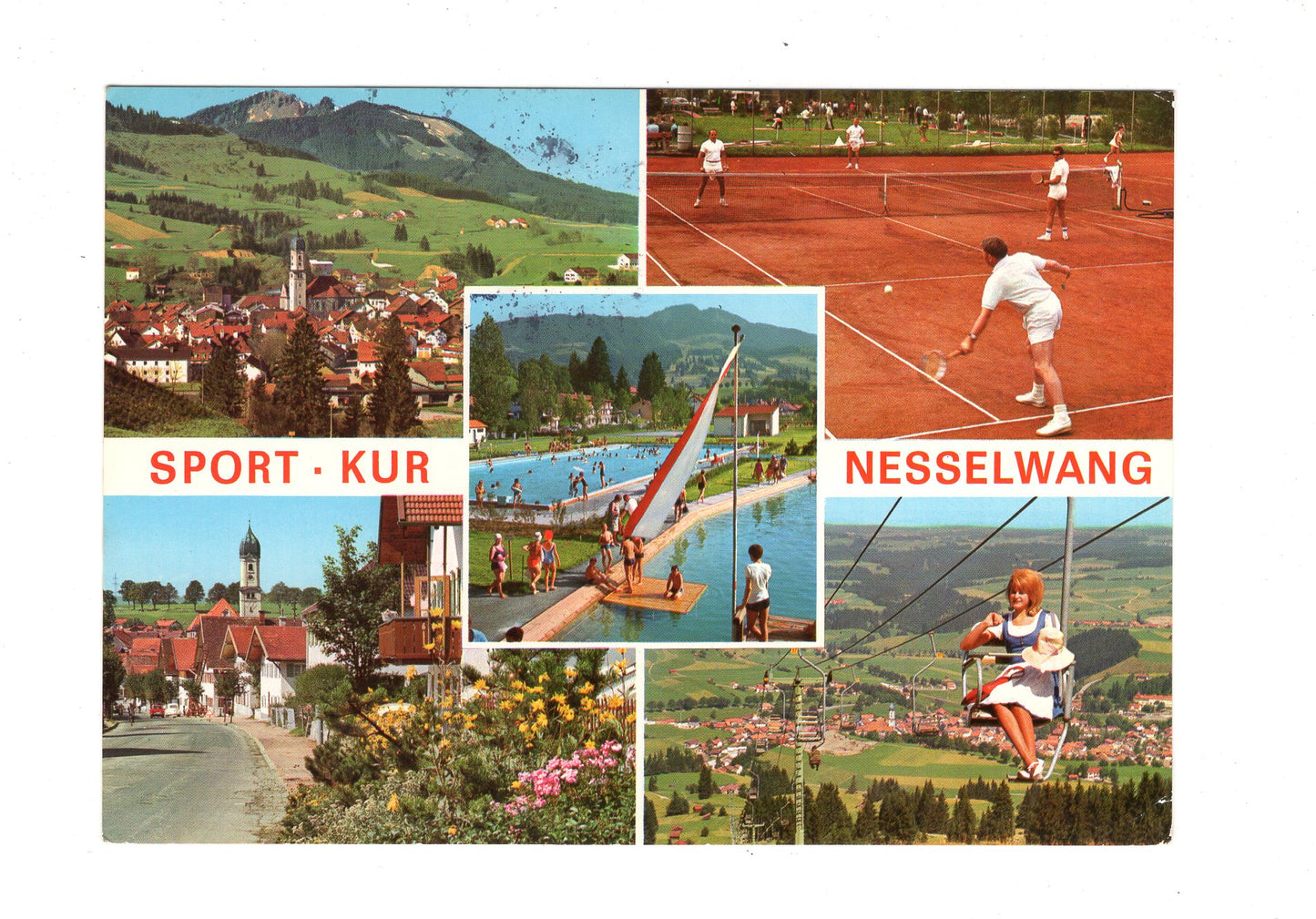 Ansichtskarte Nesselwang im Allgäu / H1-55