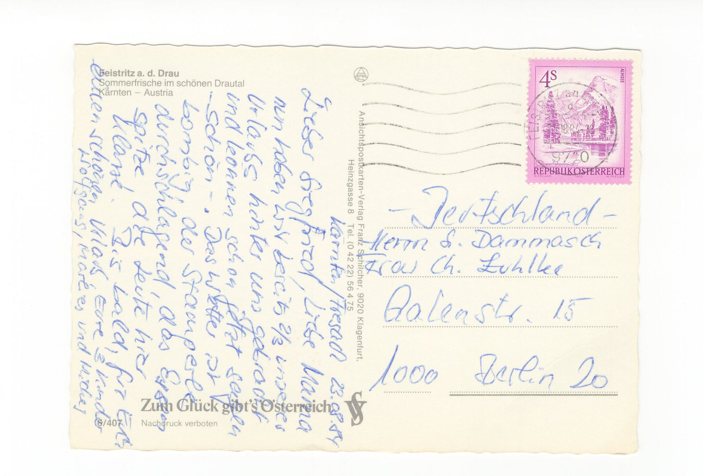 Ansichtskarte Feistritz an der Drau / Kärnten / Österreich