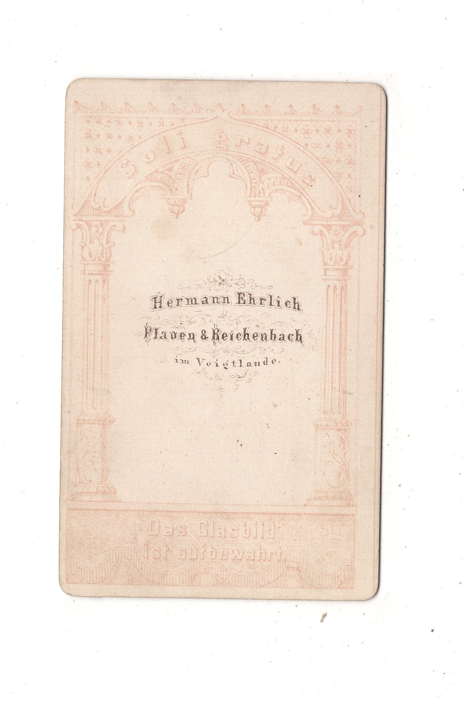 Fotografie Feiner Junge - Plauen & Reichenbach 1860er / CDV M1-26