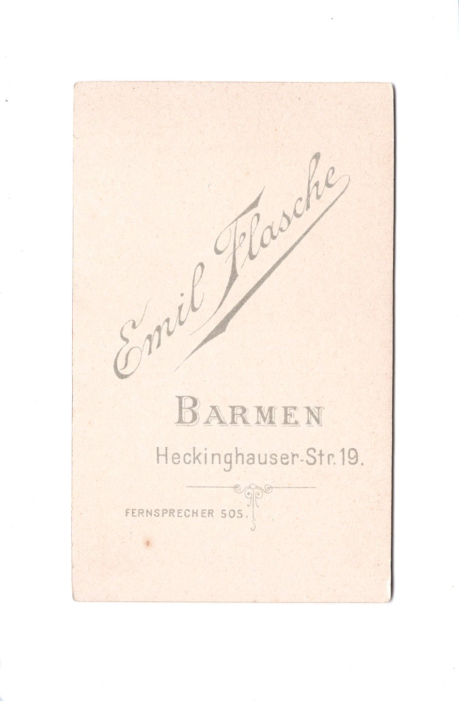 Fotografie Damenportrait - Barmen 1890er