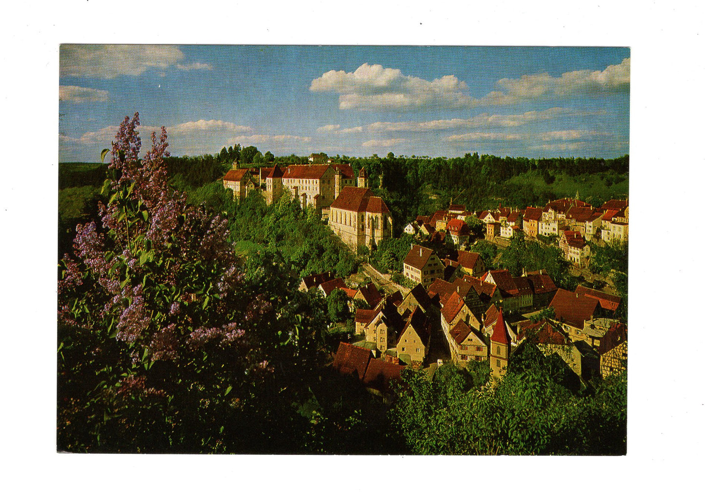 Ansichtskarte Haigerloch / Blick auf Schlosskirche und Schloss
