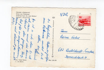 Ansichtskarte Balaton / Plattensee / Ungarn