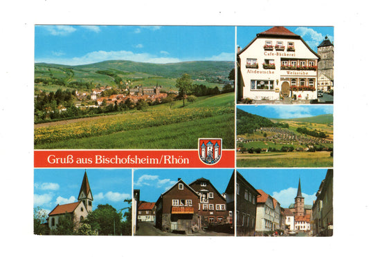 Ansichtskarte Bischofsheim im Naturpark Rhön
