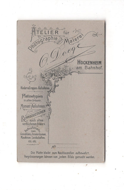 Fotografie Schönes Kinderbild / Baby - Hockenheim 1890er