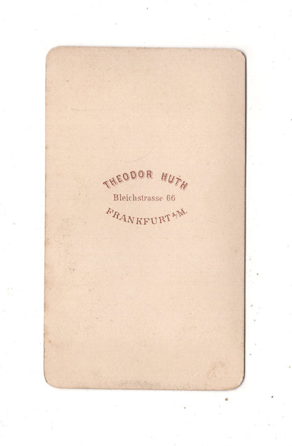 Fotografie Damenportrait - Frankfurt Main um 1870 / CDV N1-14